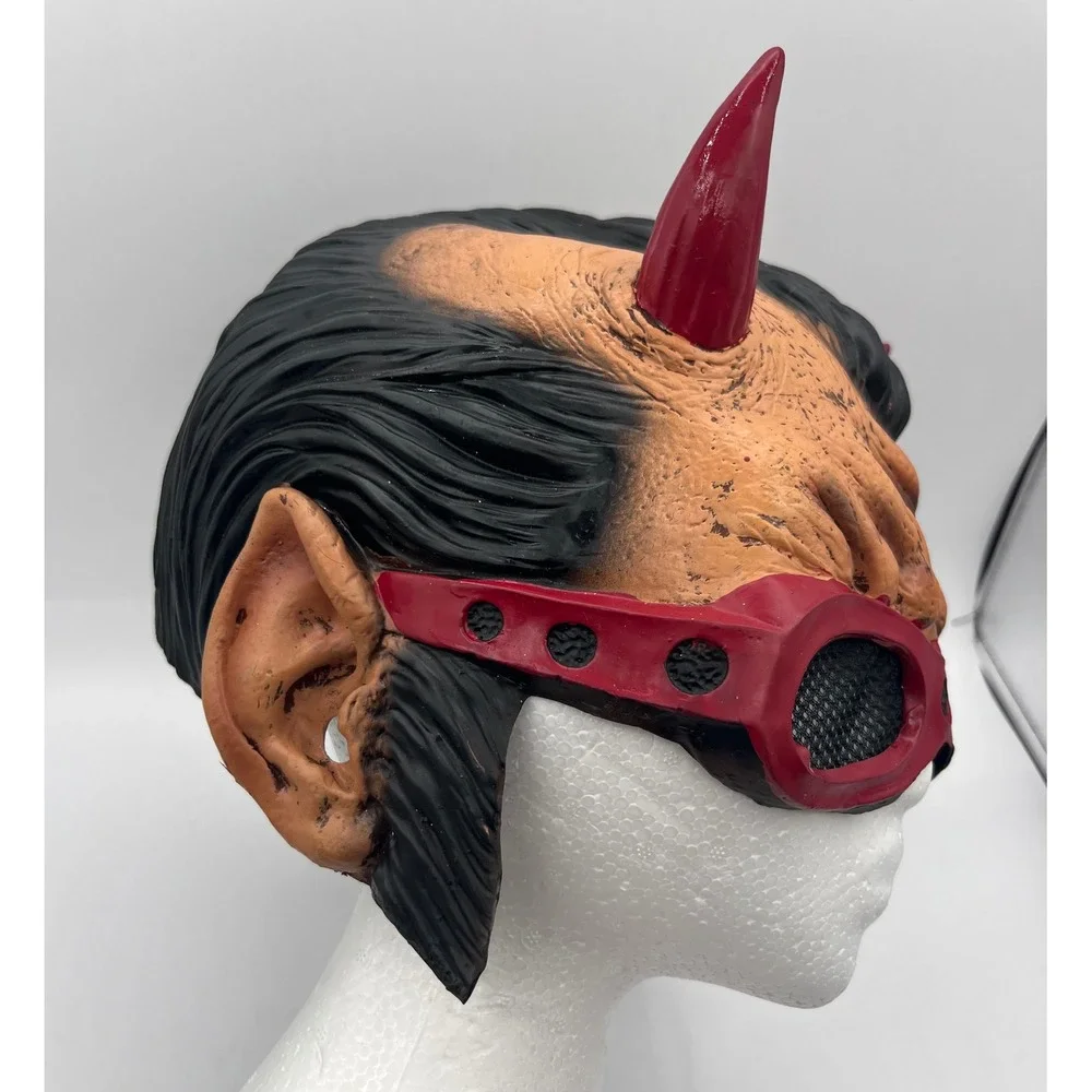 Rockstar Devil Halloween Mask Red Horne One‎ Size Adult